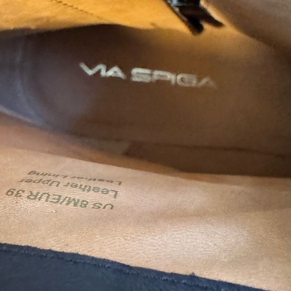 Via Spiga black leather and suede boots. Size 8 - Picture 6 of 8